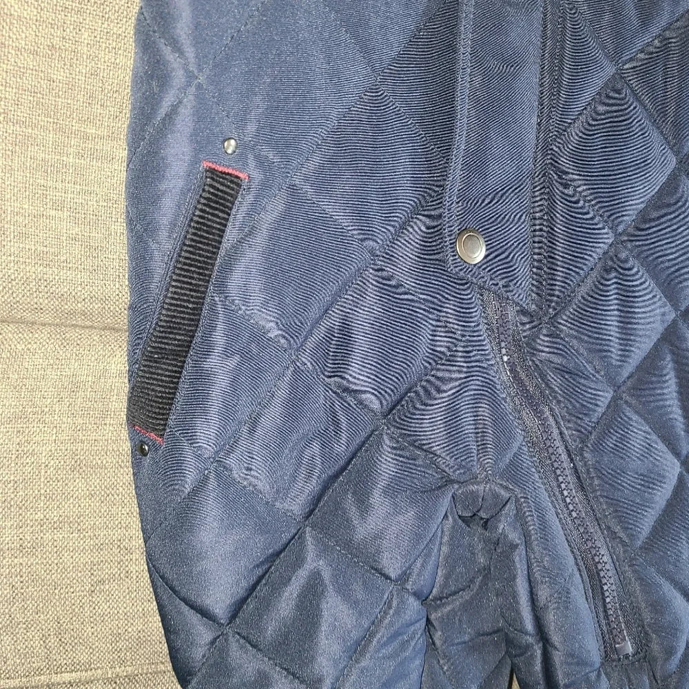 Rothschild Snowsuit 6/9M‎ Infant Winter Suit Navy Blue lined Flannel hood - Picture 12 of 16